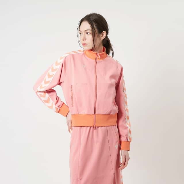 hummel PLAY トラックジャケット ウィメンズ　コーラルピーチ