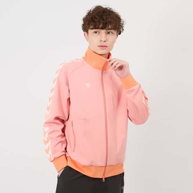 hummel PLAY トラックジャケット　コーラルピーチ